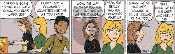 Luann on Monday July 6, 2009 Comic Strip