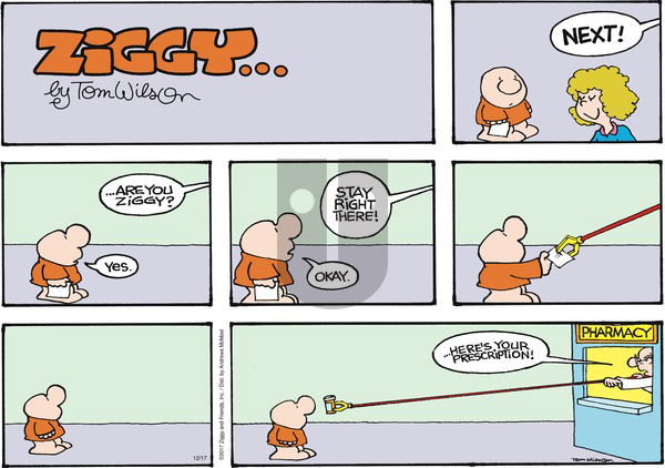 Ziggy on Sunday December 17, 2017 Comic Strip