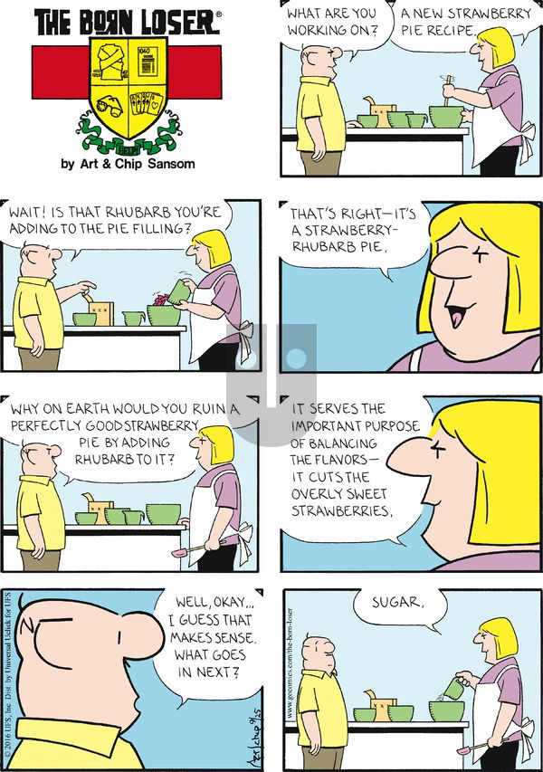 The Born Loser on Sunday September 25, 2016 Comic Strip