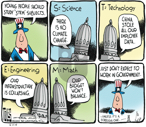 Tom Toles on Thursday June 11, 2015 Comic Strip