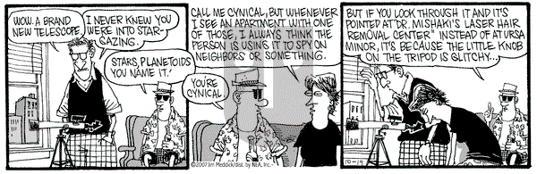 Monty on Friday October 19, 2007 Comic Strip