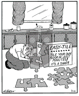 Close to Home on Friday March 10, 1995 Comic Strip