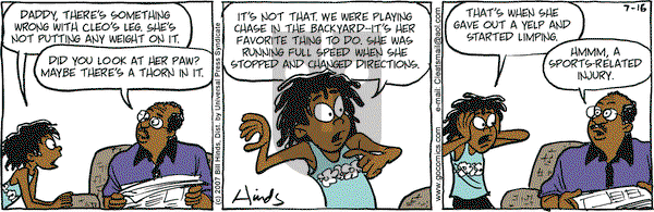 Cleats on Monday July 16, 2007 Comic Strip