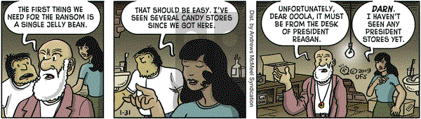 Alley Oop - Thursday January 31, 2019 Comic Strip