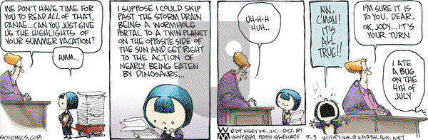 Non Sequitur on Thursday September 3, 2009 Comic Strip