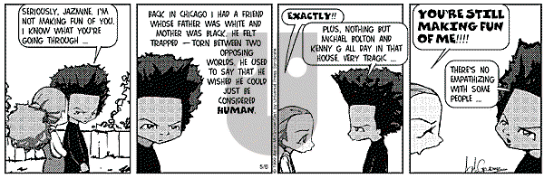 The Boondocks - Thursday May 6, 1999 Comic Strip