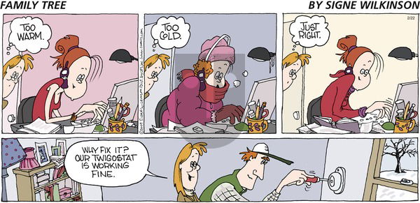 Family Tree - Sunday February 22, 2009 Comic Strip