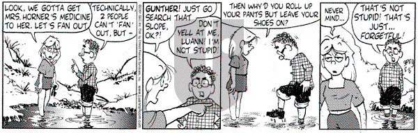 Luann on Wednesday August 8, 2001 Comic Strip