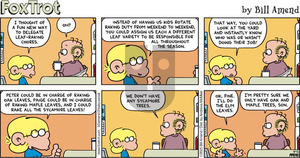 FoxTrot on Sunday October 12, 2025 Comic Strip