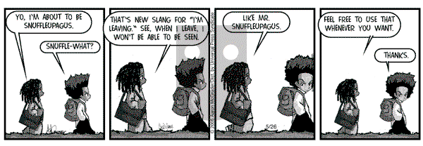 The Boondocks on Thursday December 27, 2012 Comic Strip