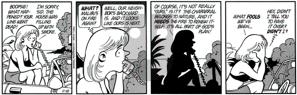 Doonesbury on Wednesday November 10, 1993 Comic Strip