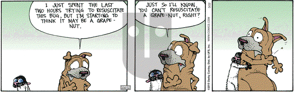 Get Fuzzy on Monday March 22, 2010 Comic Strip