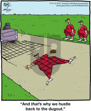 In the Bleachers on Saturday July 15, 2017 Comic Strip