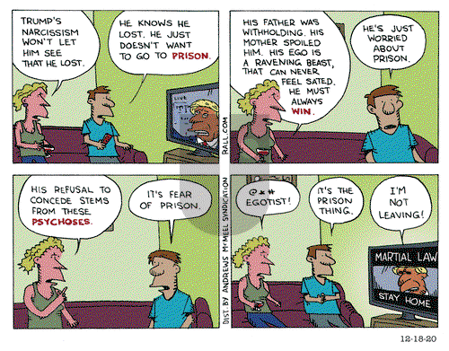 Ted Rall on Friday December 18, 2020 Comic Strip