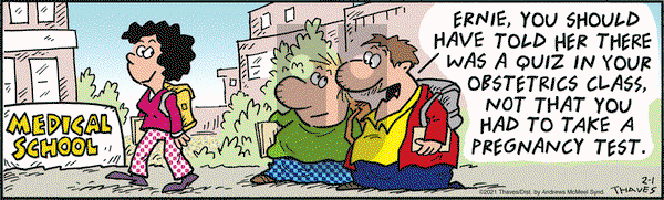 Frank and Ernest on Monday February 1, 2021 Comic Strip
