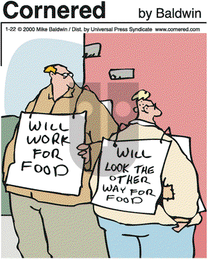 Cornered on Saturday January 22, 2000 Comic Strip