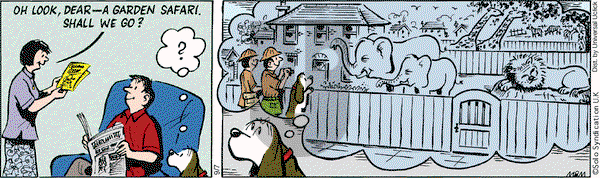 Fred Basset on Monday September 7, 2015 Comic Strip