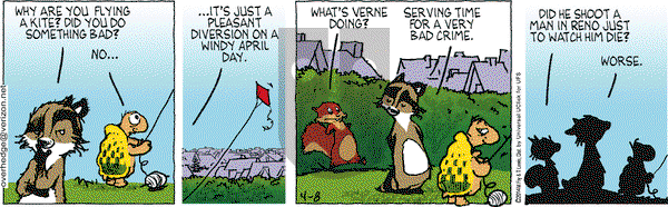 Over the Hedge on Tuesday April 8, 2014 Comic Strip