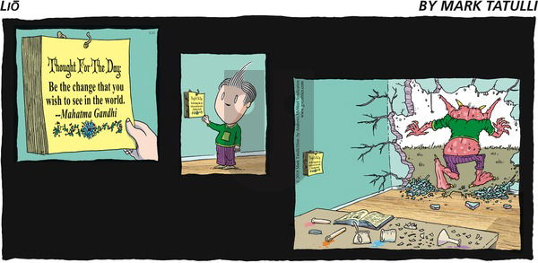 Lio on Sunday March 11, 2018 Comic Strip