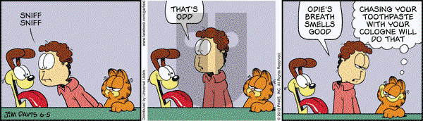 Garfield on Wednesday June 5, 2013 Comic Strip