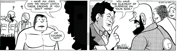 Alley Oop on Monday December 17, 2001 Comic Strip