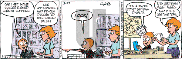 Cleats - Thursday August 23, 2007 Comic Strip
