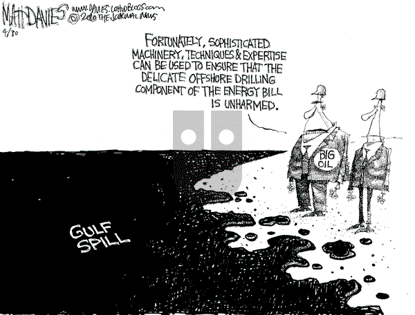 Matt Davies on Friday April 30, 2010 Comic Strip