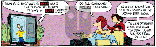 The Buckets on Monday July 30, 2012 Comic Strip