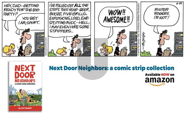 Next Door Neighbors - Sunday April 24, 2022 Comic Strip