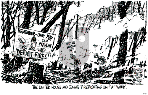 Pat Oliphant on Thursday July 18, 1985 Comic Strip