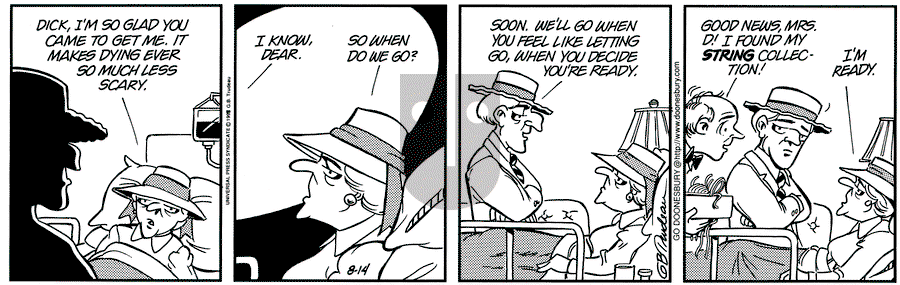 Doonesbury - Friday August 14, 1998 Comic Strip