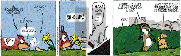 Over the Hedge on Friday March 30, 2012 Comic Strip
