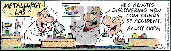 Frank and Ernest on Tuesday April 24, 2012 Comic Strip