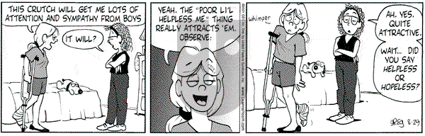 Luann on Wednesday August 29, 2001 Comic Strip