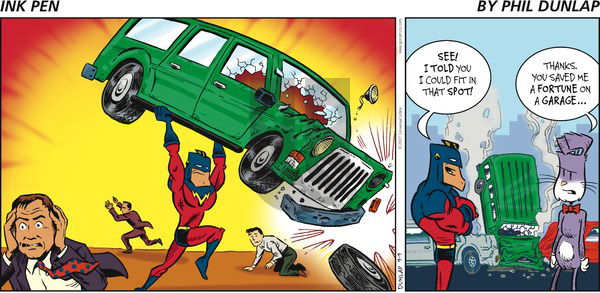 Ink Pen - Sunday September 9, 2012 Comic Strip