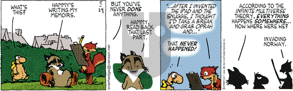 Over the Hedge on Monday May 24, 2010 Comic Strip