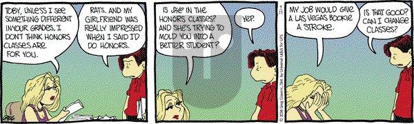The Buckets on Tuesday September 13, 2016 Comic Strip