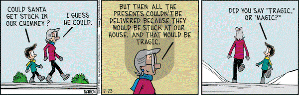 Grand Avenue on Saturday December 23, 2017 Comic Strip