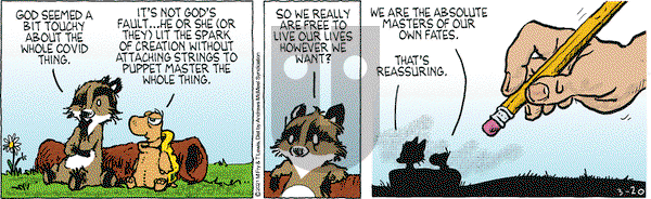 Over the Hedge on Saturday March 20, 2021 Comic Strip