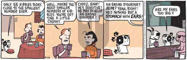 Pooch Cafe on Wednesday August 23, 2006 Comic Strip