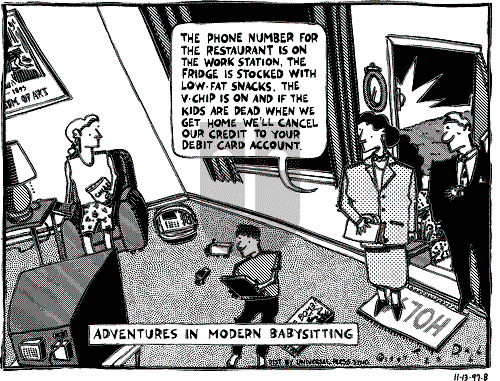 Ted Rall on Friday November 14, 1997 Comic Strip