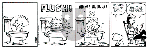 Calvin and Hobbes on Saturday September 14, 1991 Comic Strip