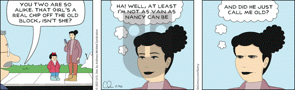 Nancy on Wednesday February 17, 2021 Comic Strip