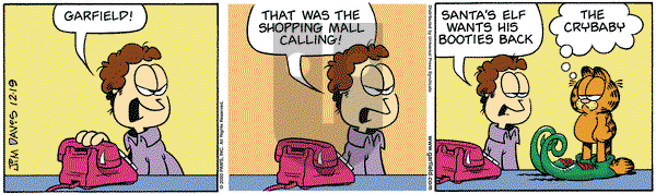 Garfield on Tuesday December 19, 2000 Comic Strip