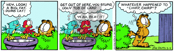Garfield on Friday March 4, 1994 Comic Strip