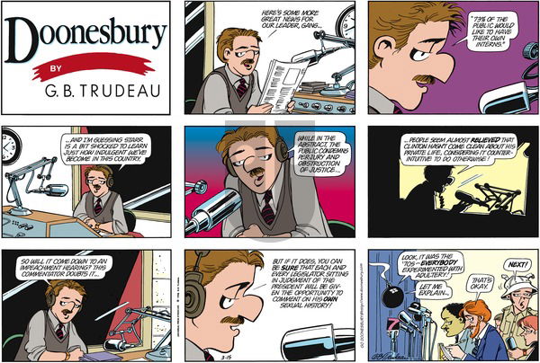 Doonesbury on Sunday March 15, 1998 Comic Strip