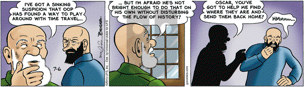 Alley Oop on Monday July 6, 2015 Comic Strip