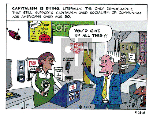 Ted Rall on Monday April 23, 2018 Comic Strip