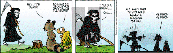 Over the Hedge on Monday November 9, 2020 Comic Strip