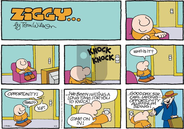 Ziggy on Sunday September 18, 2016 Comic Strip